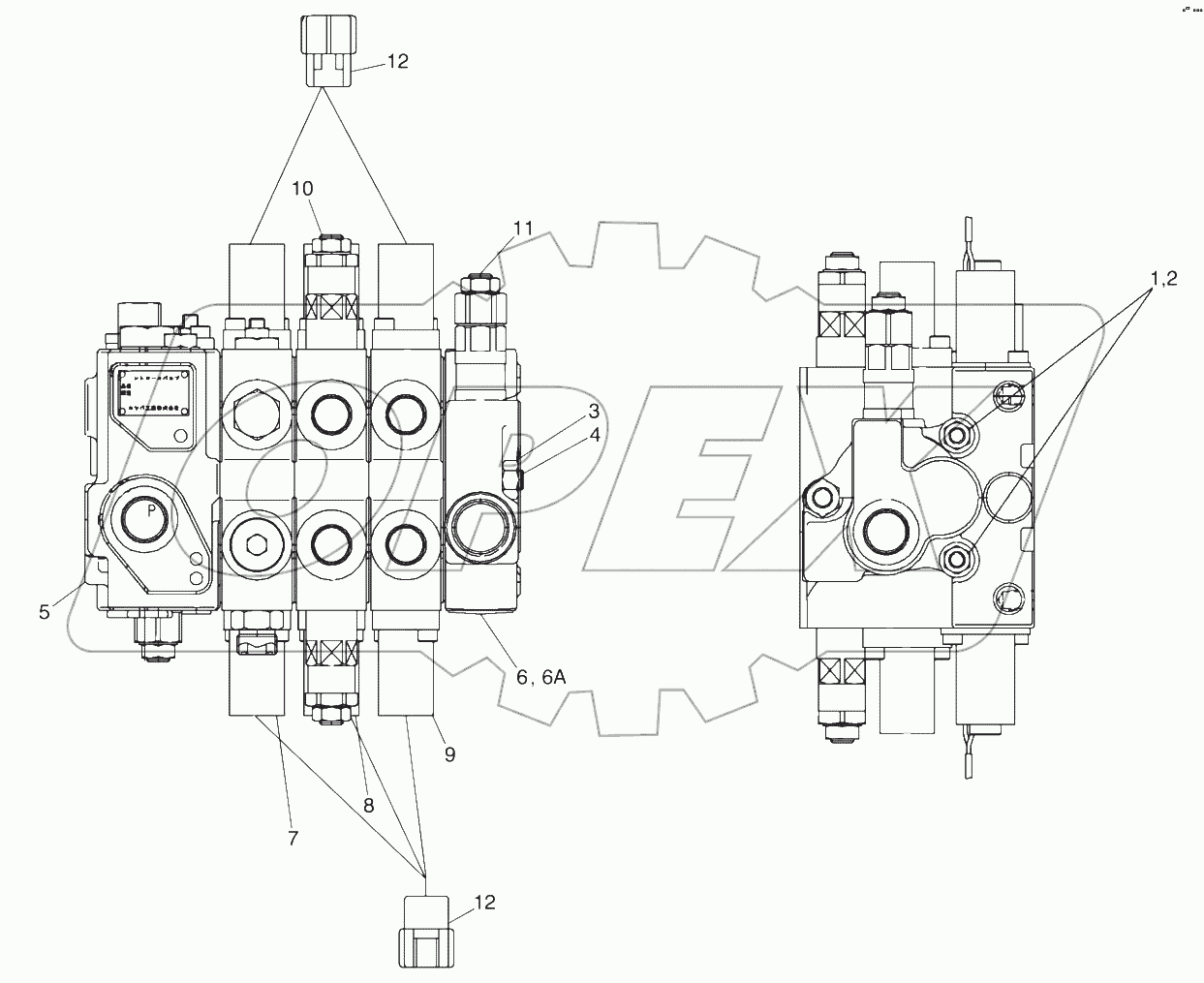  D517152 VALVE GP - FINGERTIP - 3 WAY