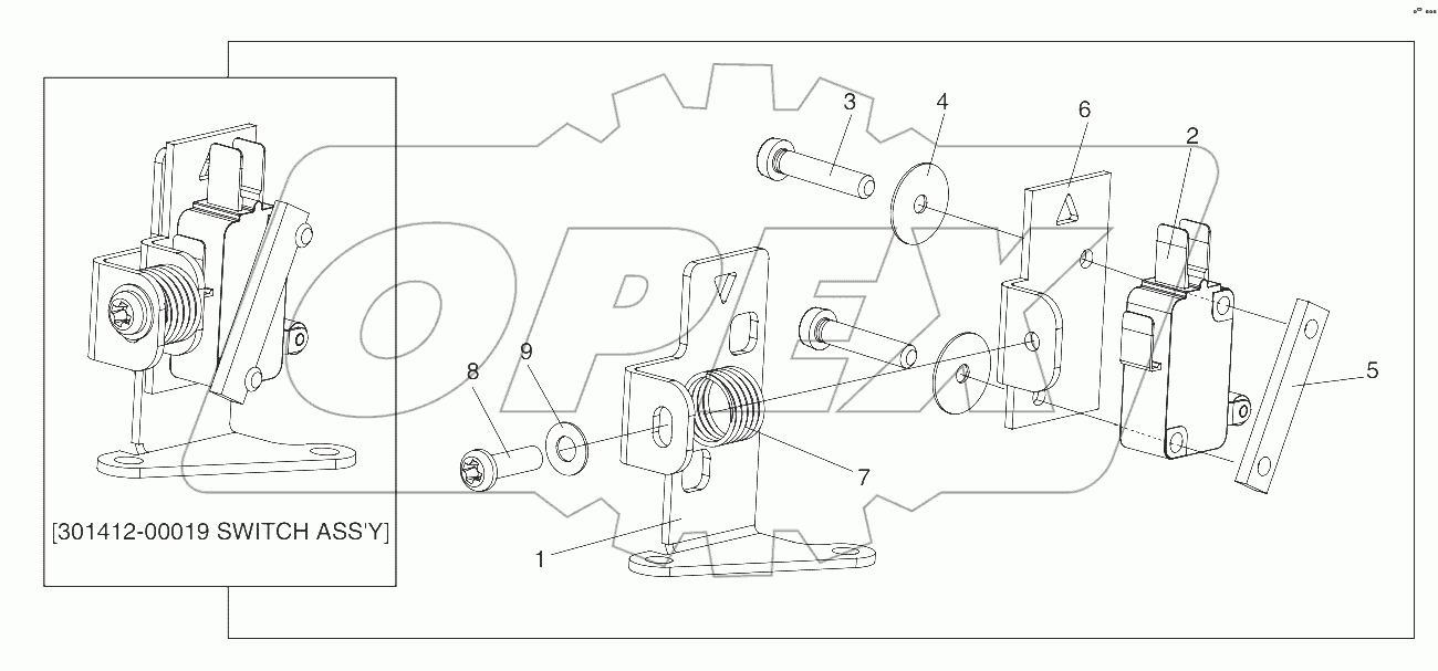  301412-00019 SWITCH GP