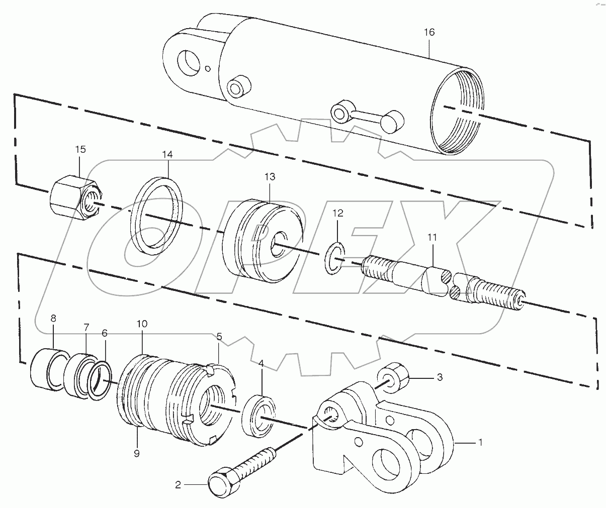  A155010 CYLINDER GP - TILT - 2 REQUIRED