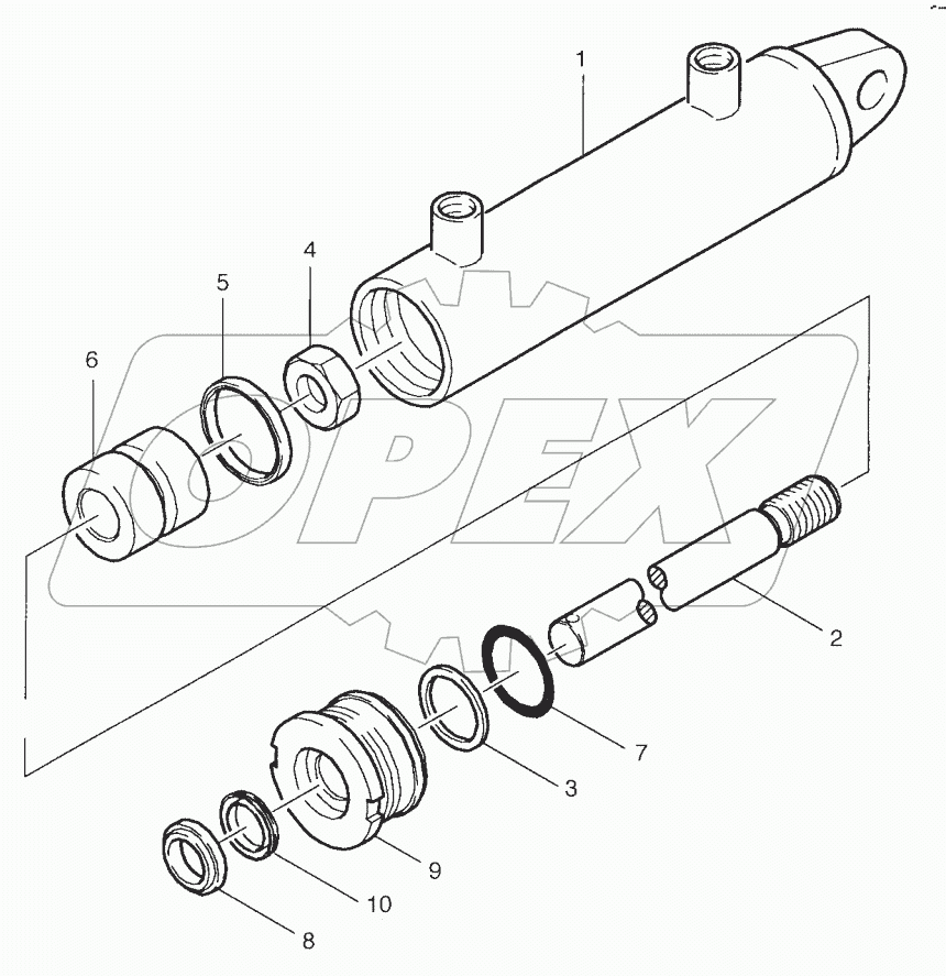  D144202 CYLINDER GP - SIDE SHIEFTER