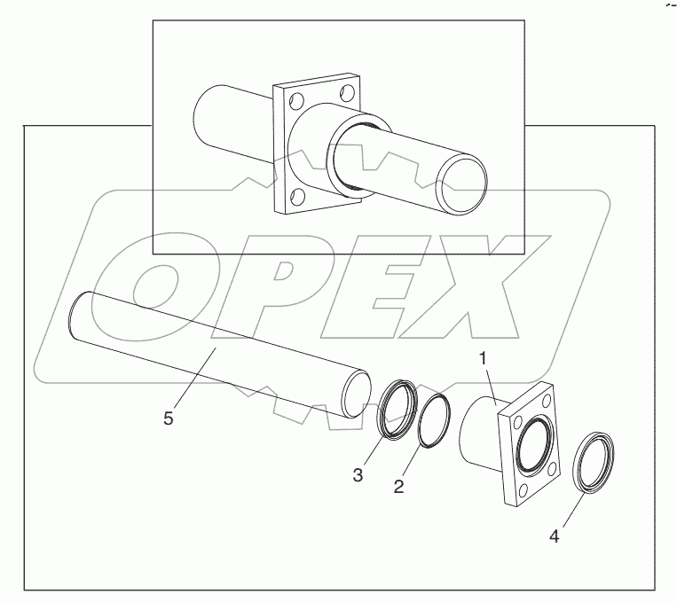  D870191 SIDE SHIFTER CYLINDER - INTEGRAL S/S