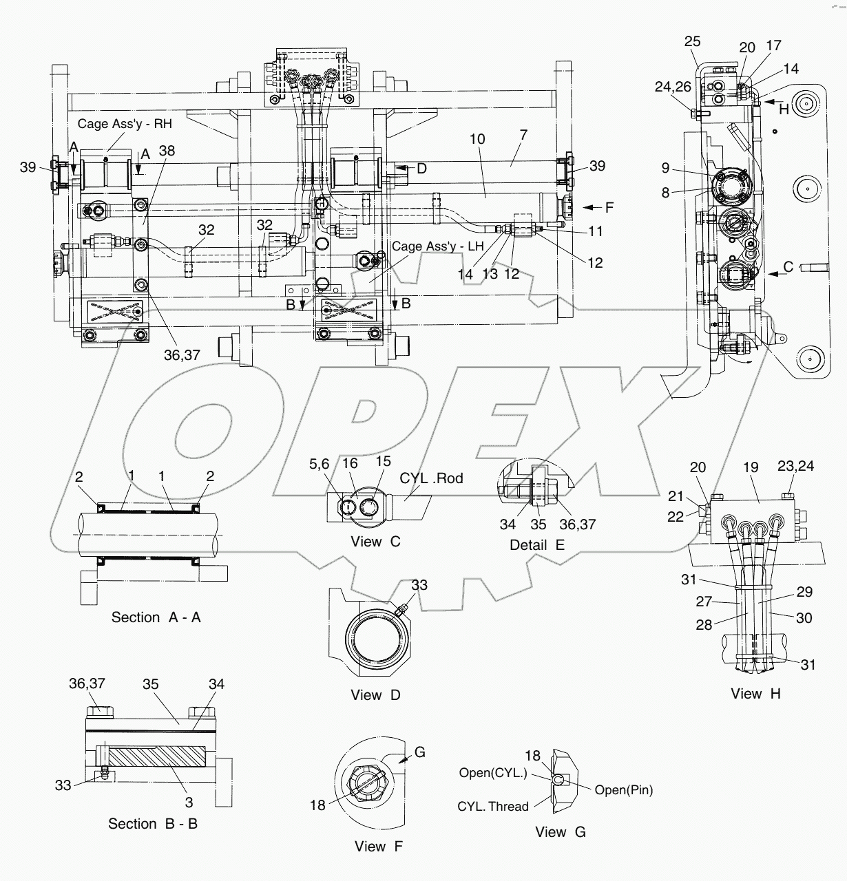  D871056 MOUNTING GP - FORK POSITIONER