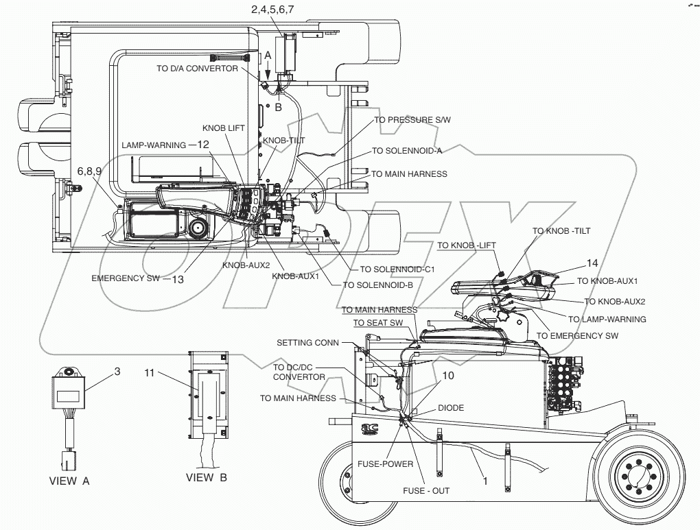  A244323 WIRING GP - FINGERTIP