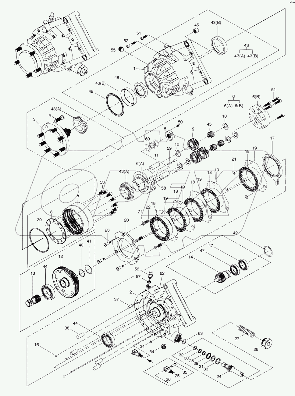  A153371 DRIVE AXLE - LH