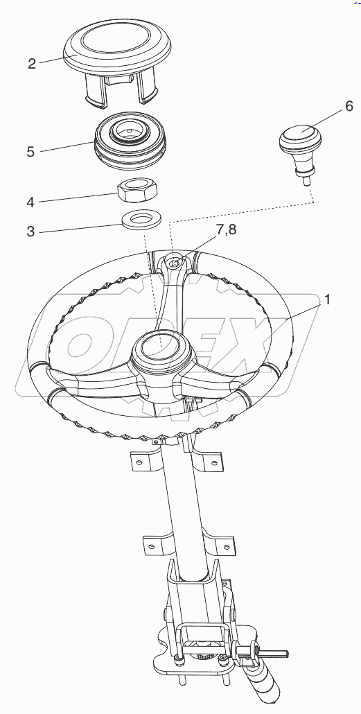  A158663 WHEEL GP - FRONT COCKPIT UNIT