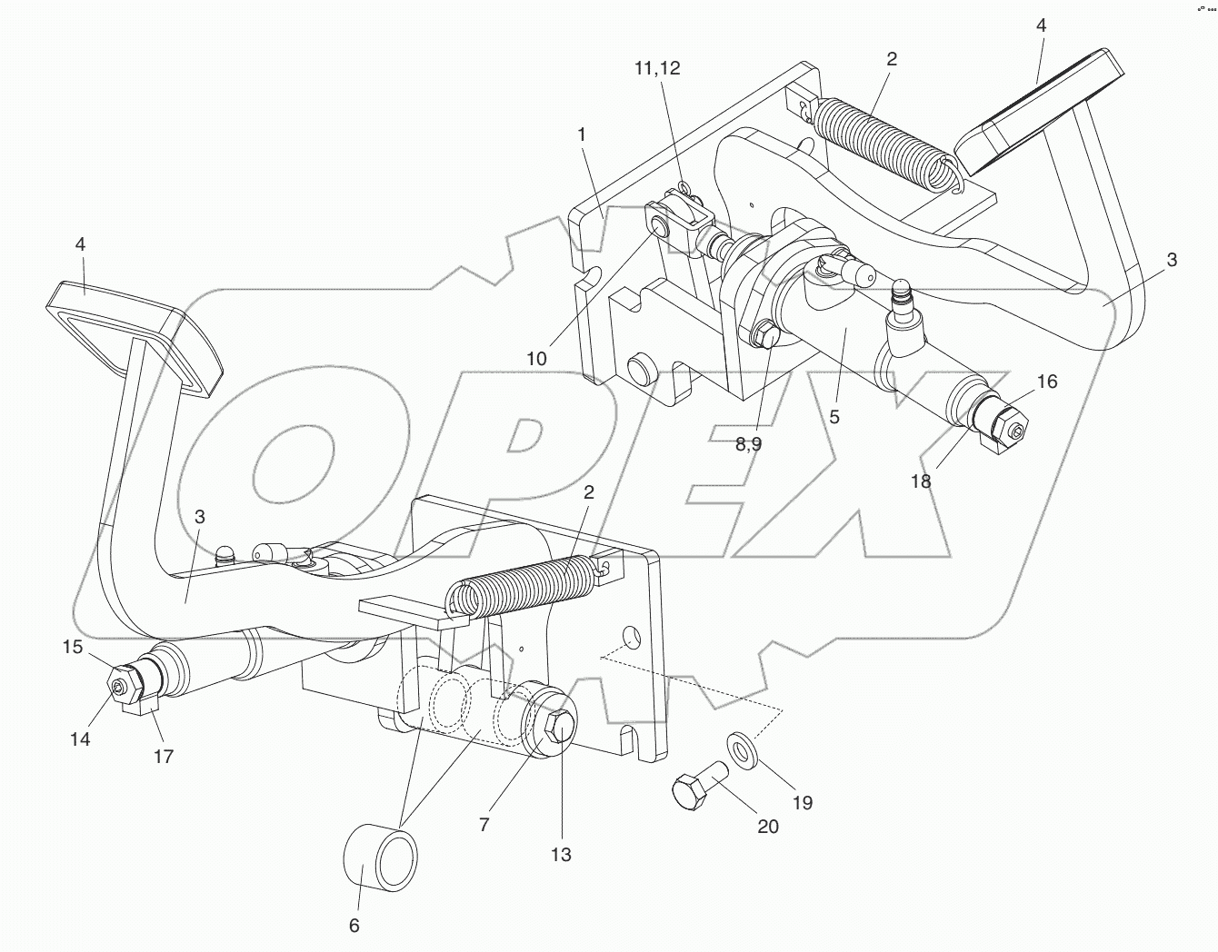  A242250 CONTROL GP - BRAKE(SERVICE)