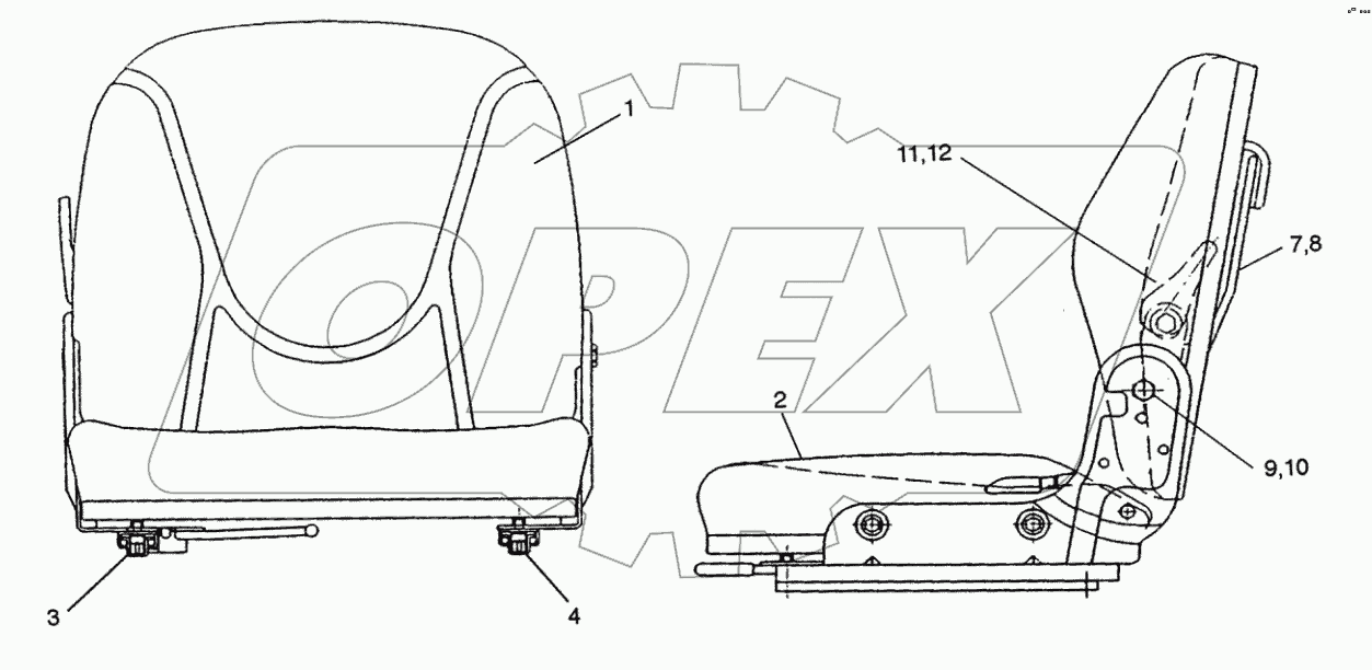  A152097 SEAT GP(NON NACD - VINYL)