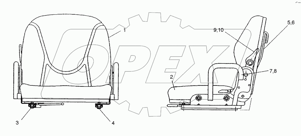  A152098 SEAT GP(NON NACD - VINYL)