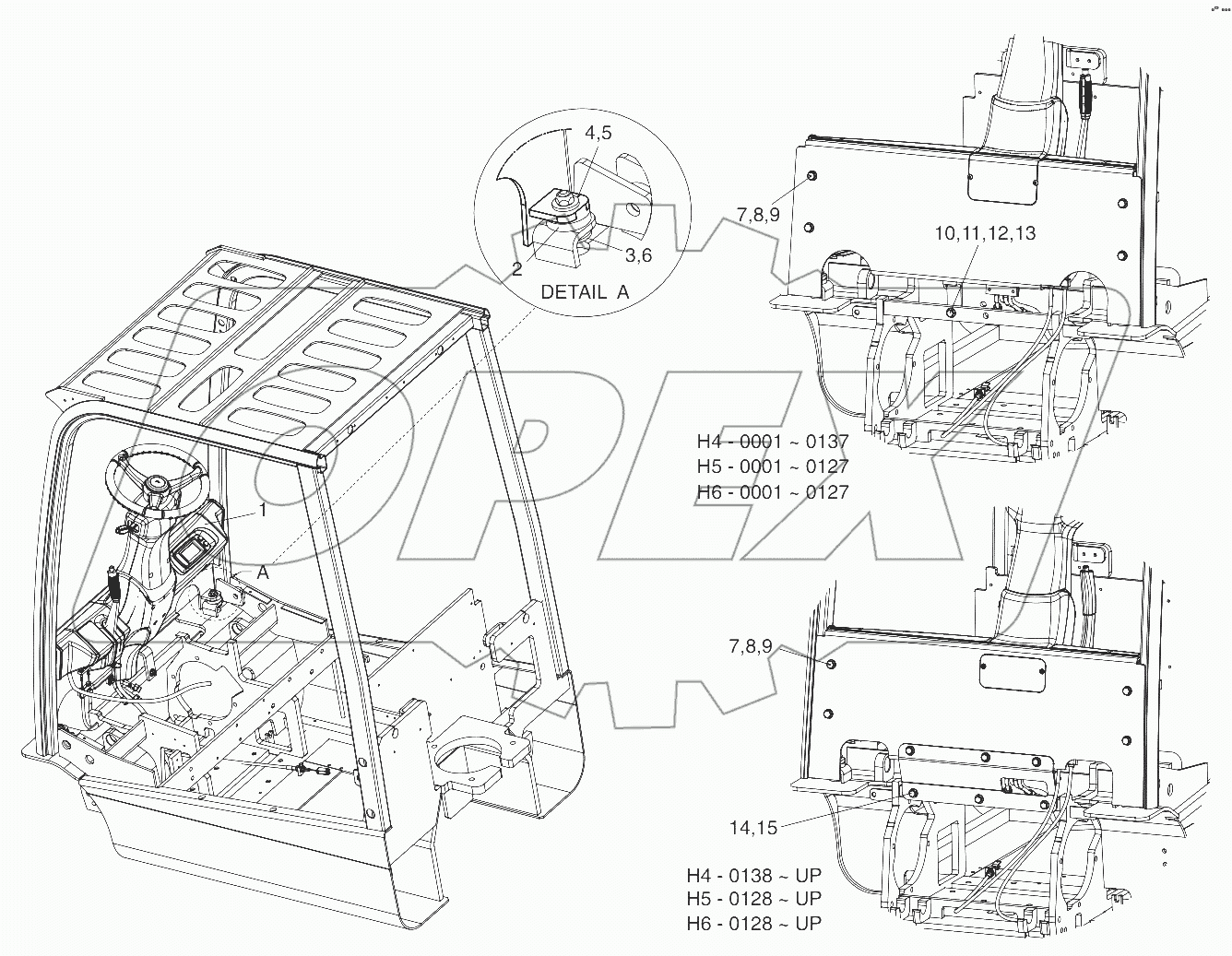  A158761 MOUNTING GP - FRONT COCKPIT UNIT