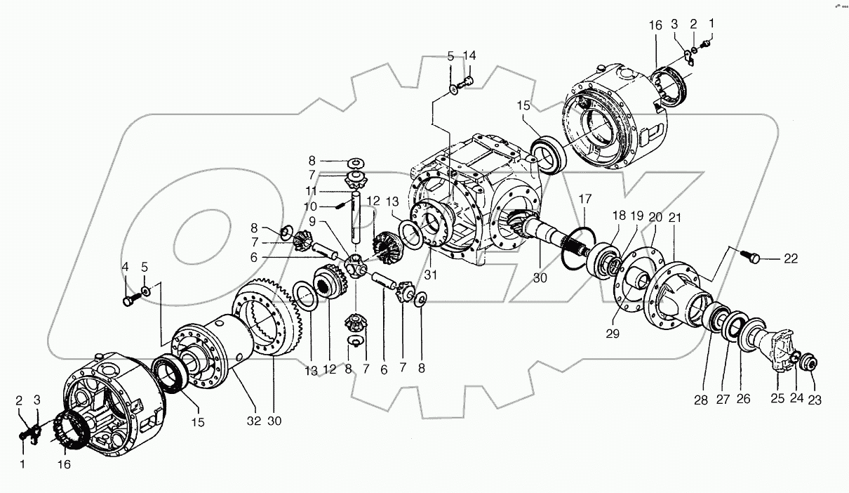  FRONT AXLE DIFFERENTIAL