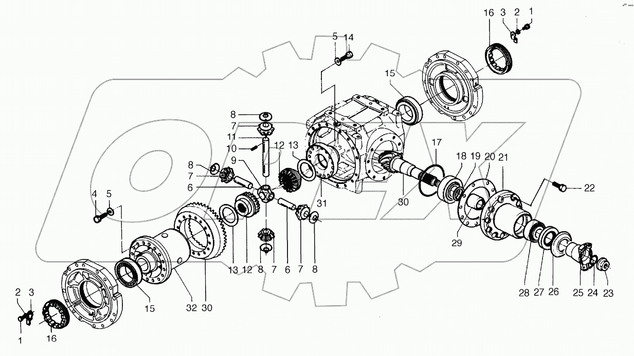  REAR AXLE DIFFERENTIAL