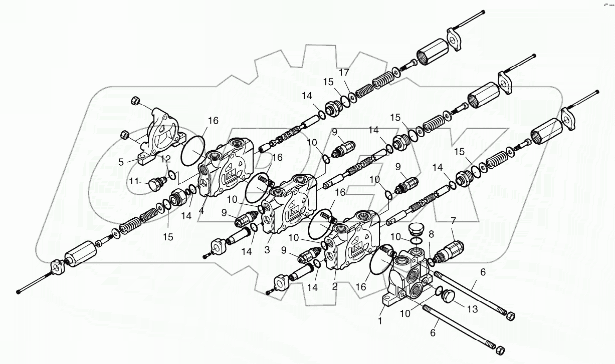  CONTROL VALVE (3-SPOOL)