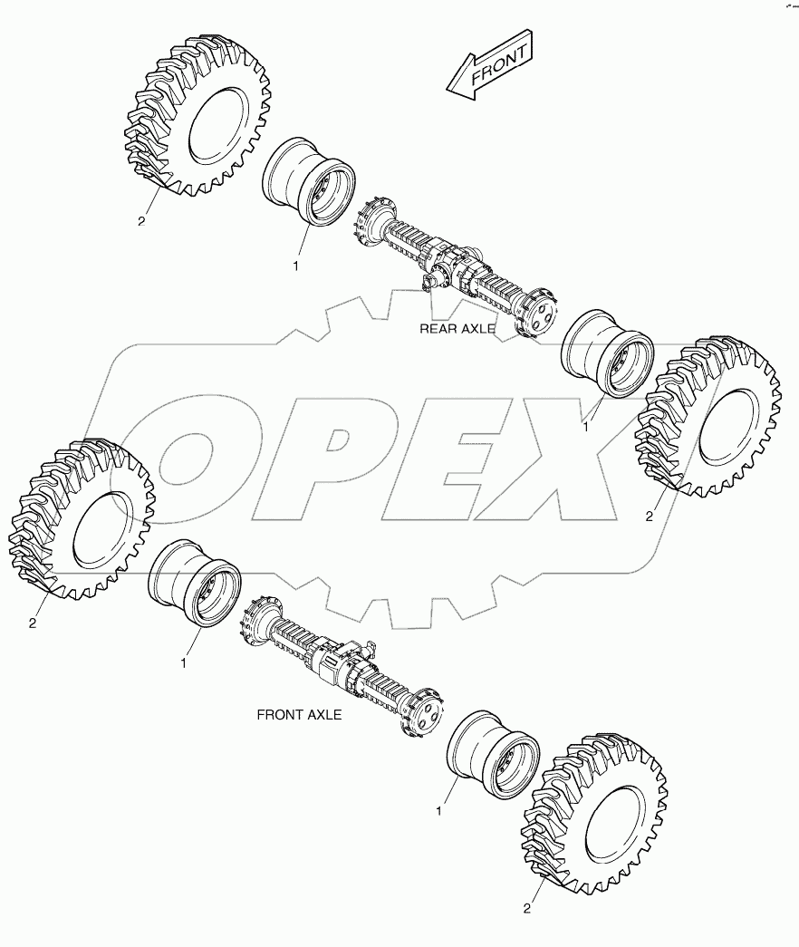  WHEEL ASSY - TRIANGLE