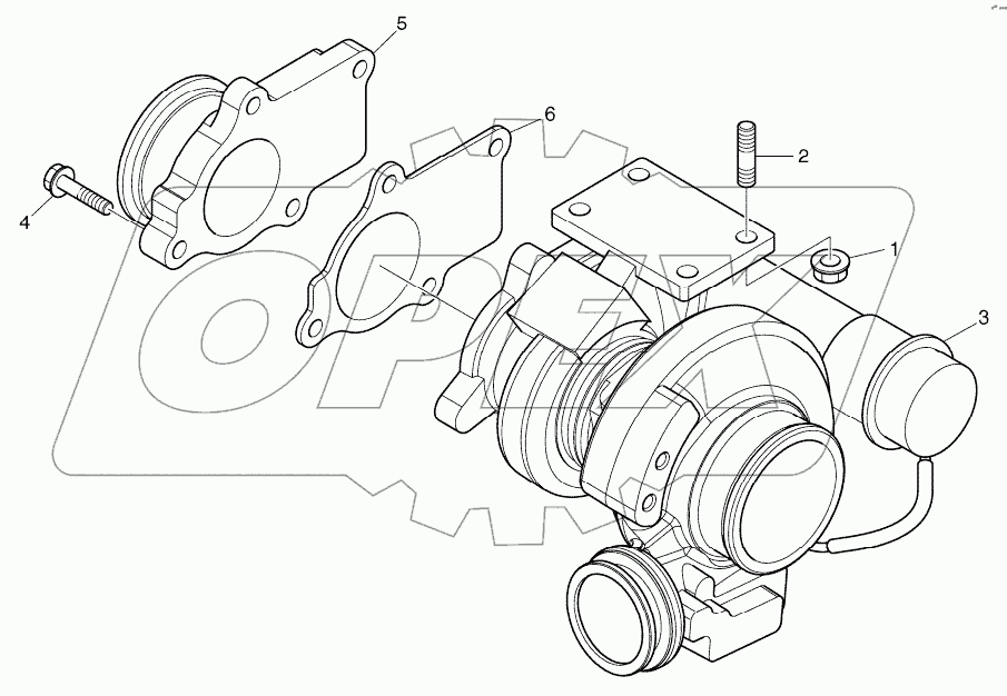  TURBO CHARGER MOUNTING