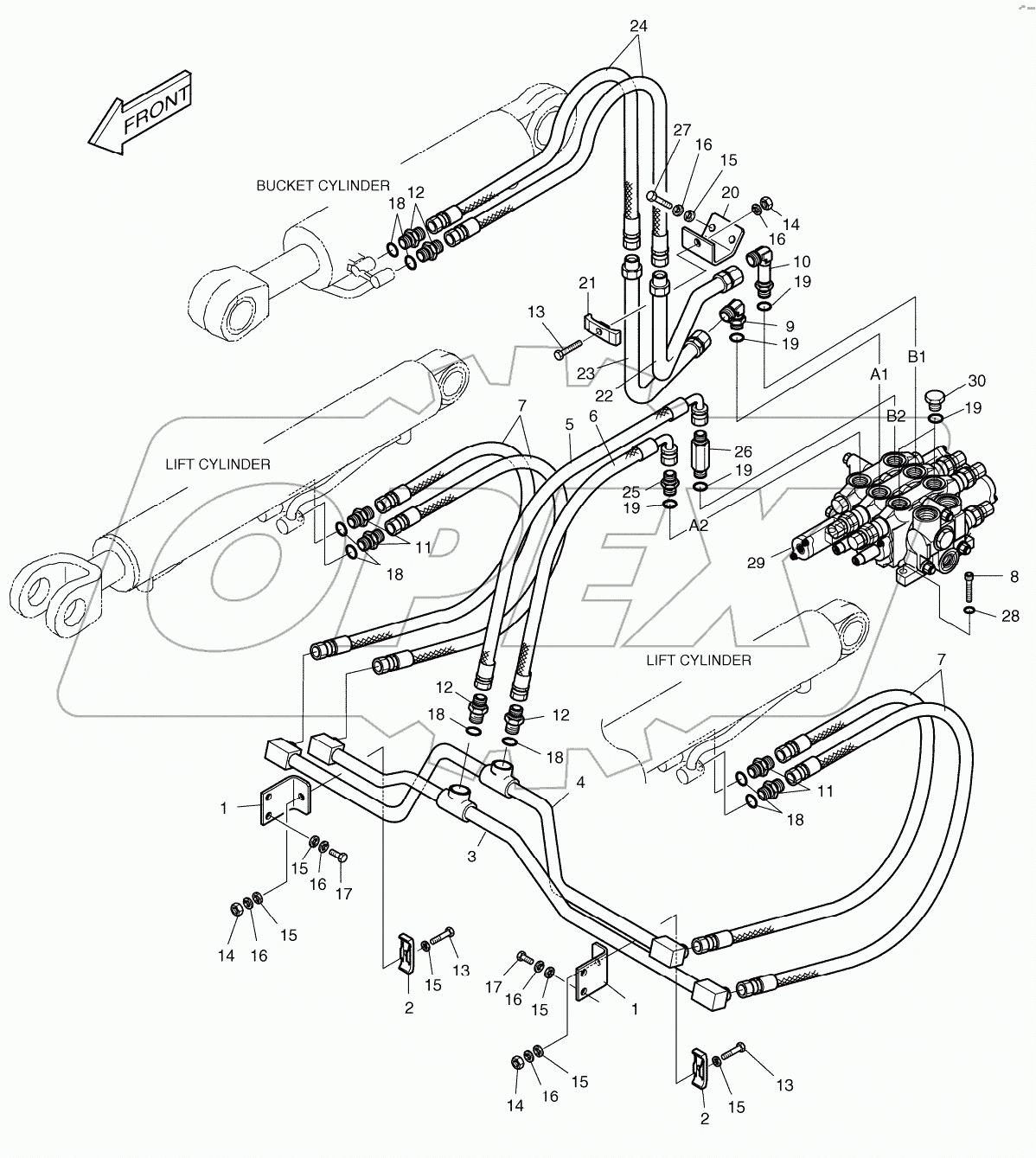  CONTROL VALVE PIPING-3 SPOOL