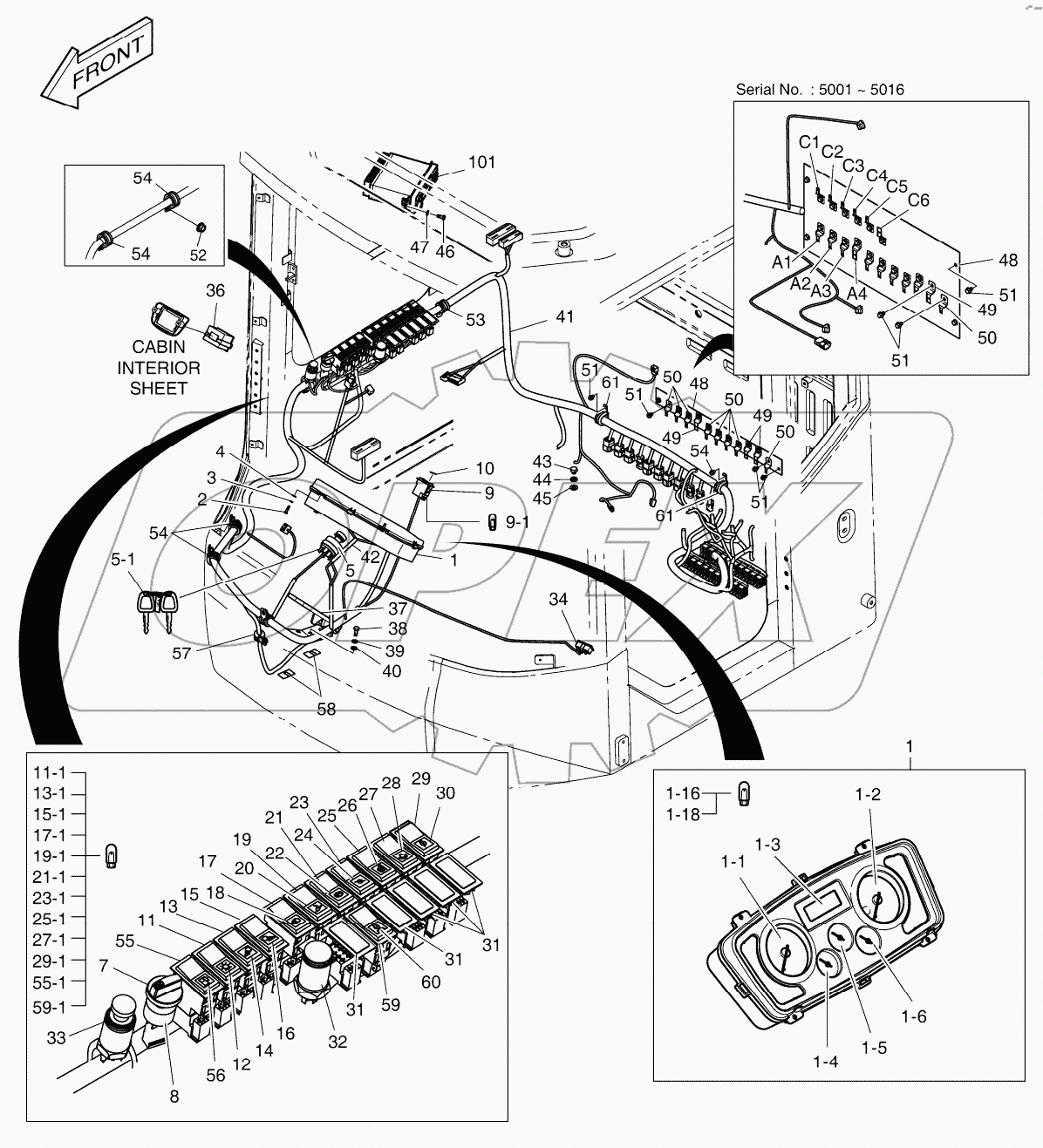  ELECTRIC PARTS - CABIN