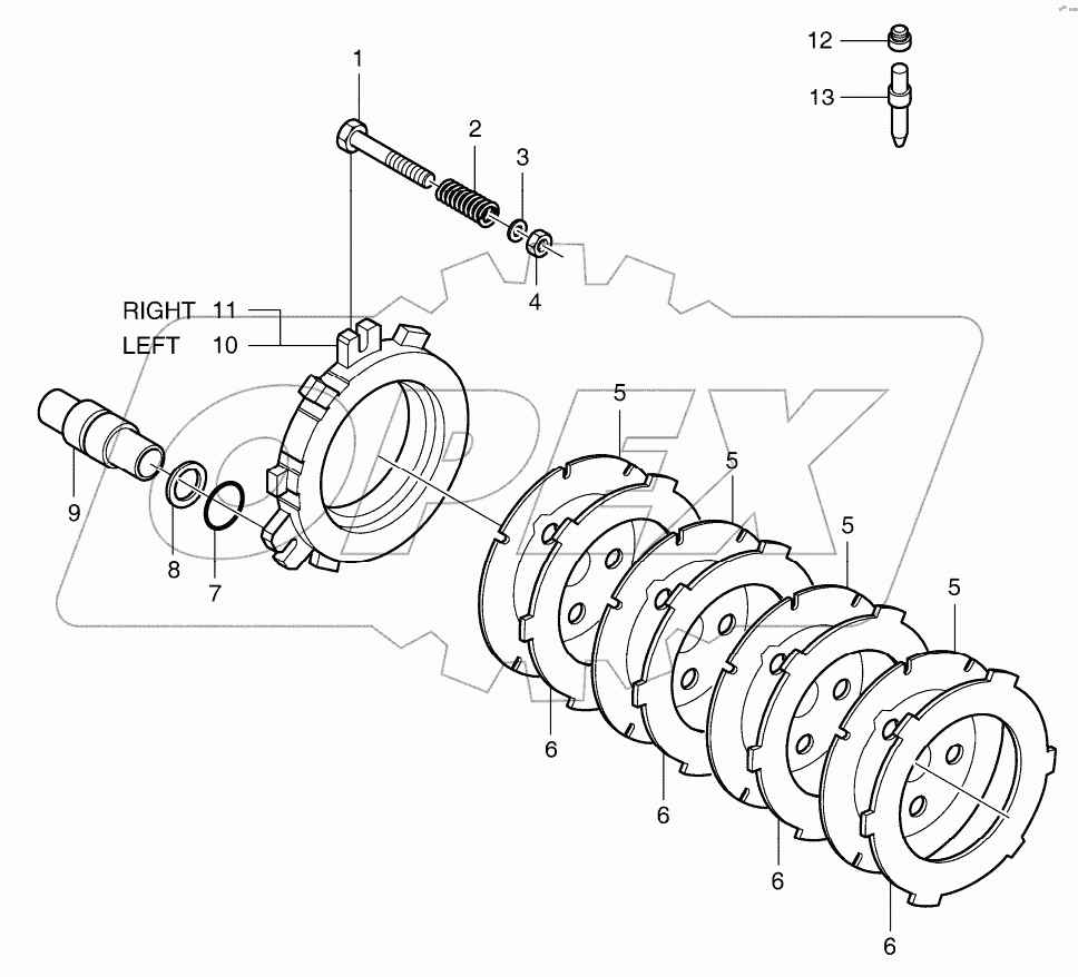  BRAKE - REAR AXLE