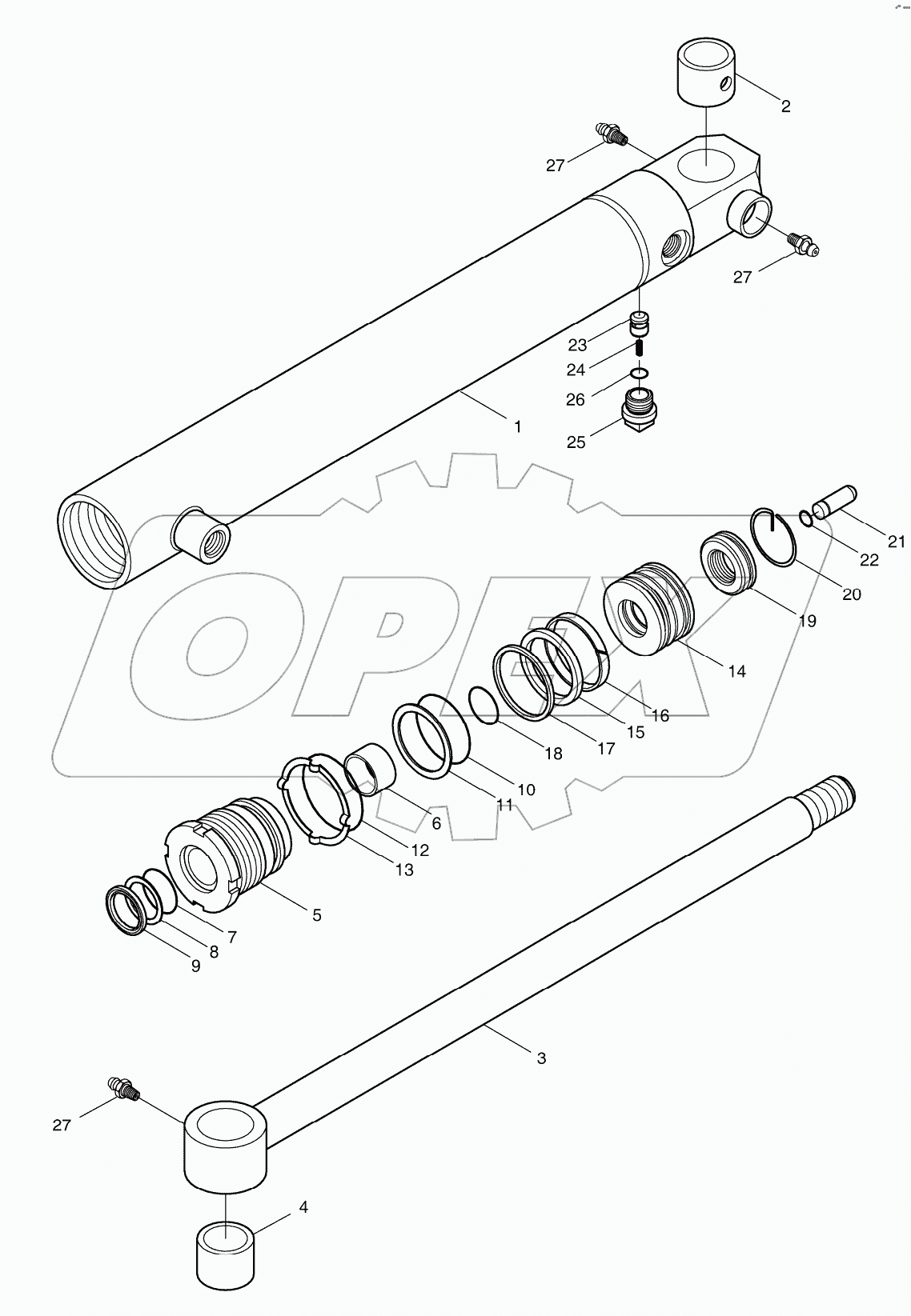  STEERING CYLINDER