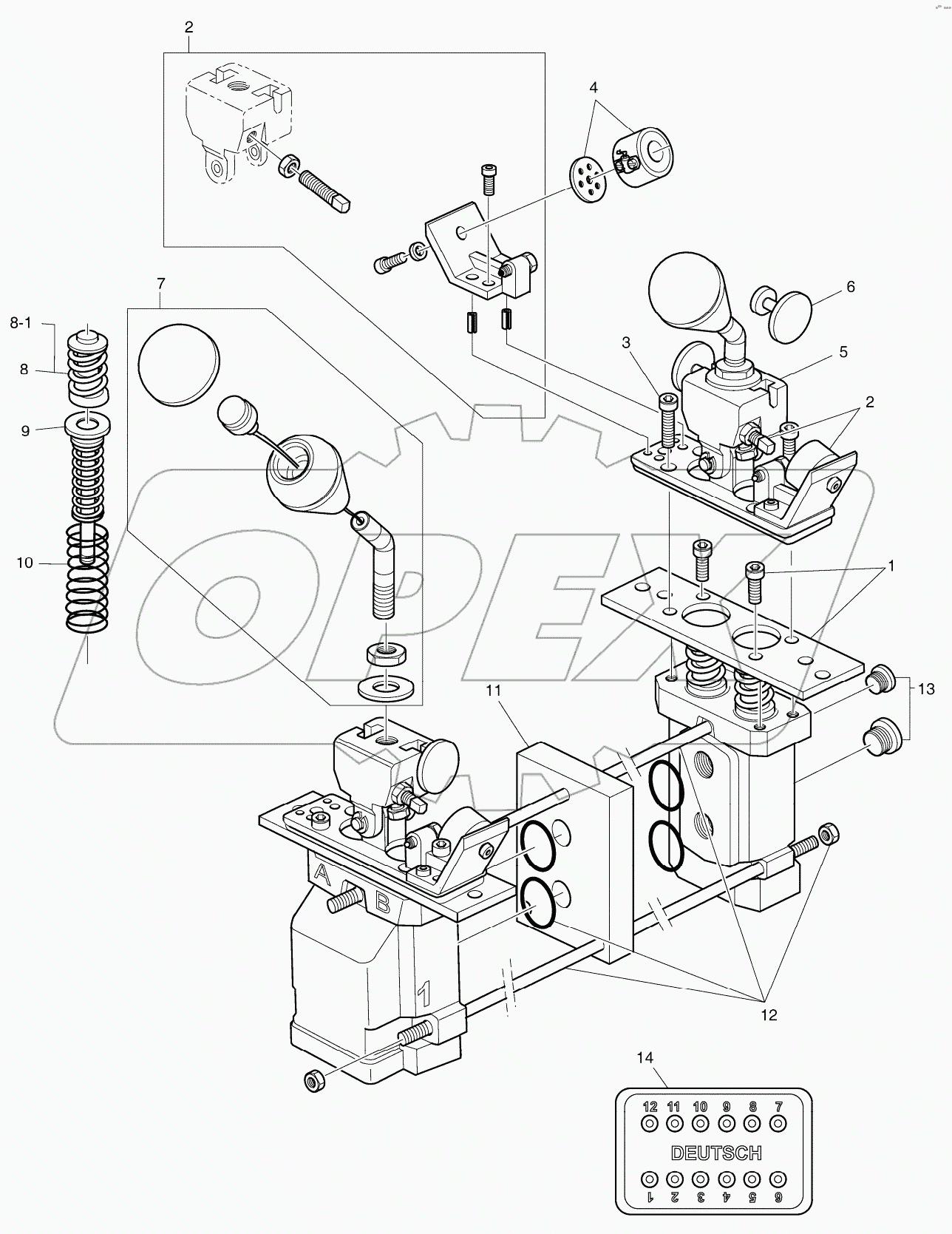  REMOTE CONTROL VALVE - 2SP + 2 LEVER