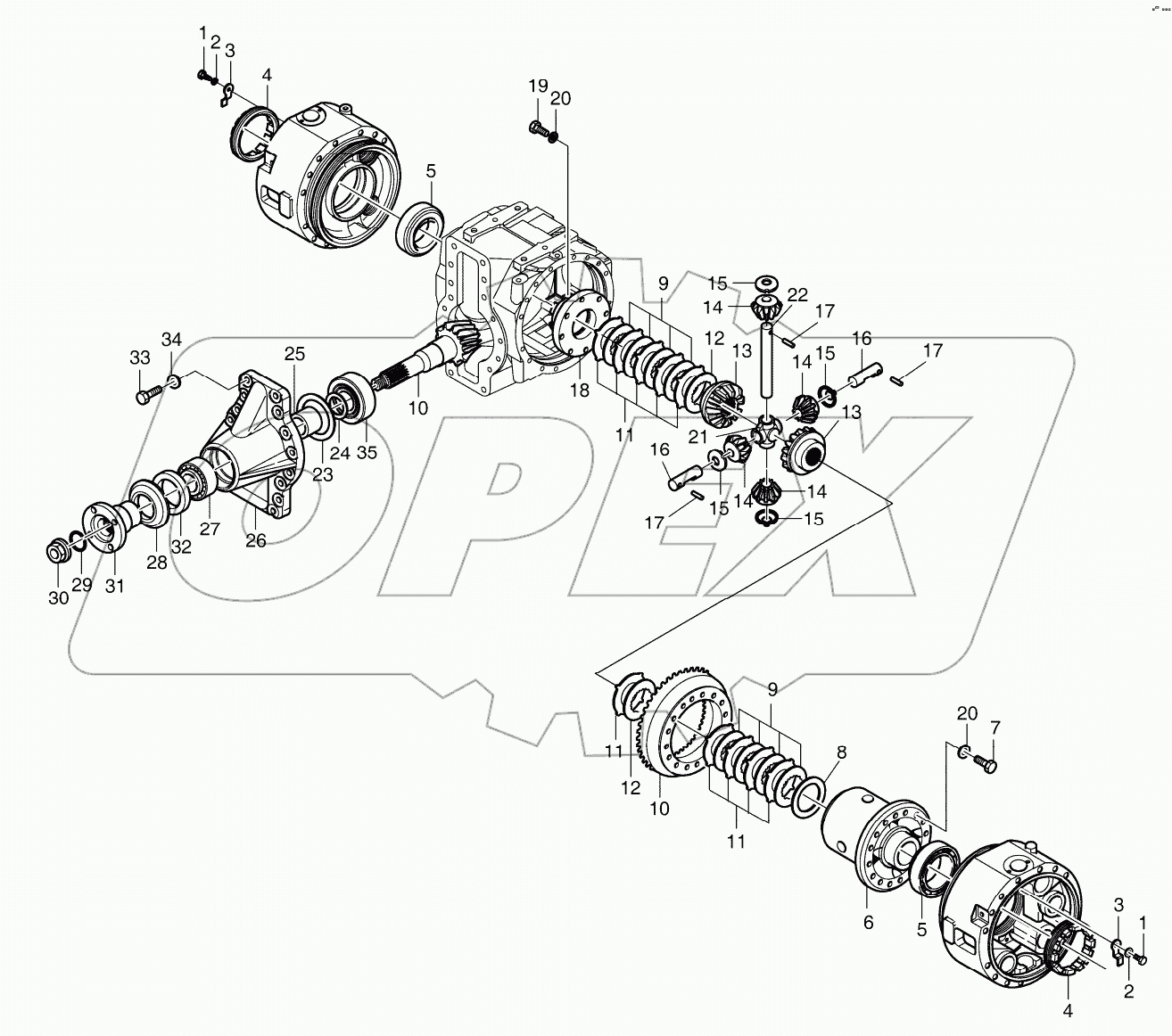  DIFFERENTIAL-FRONT AXLE