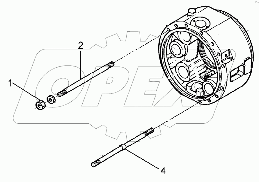  INTERMEDIATE CONNECT- REAR AXLE