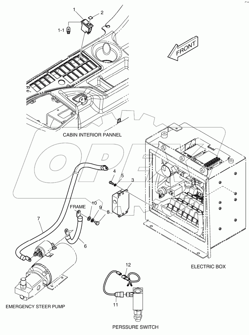 EMERGENCY STEERING - ELECTRIC