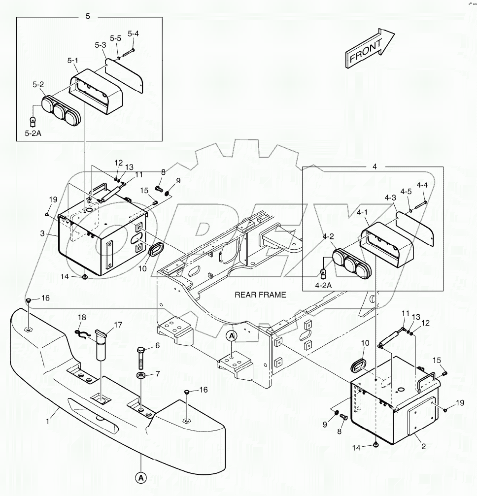  COUNTER WEIGHT & REAR FENDER MOUNTING