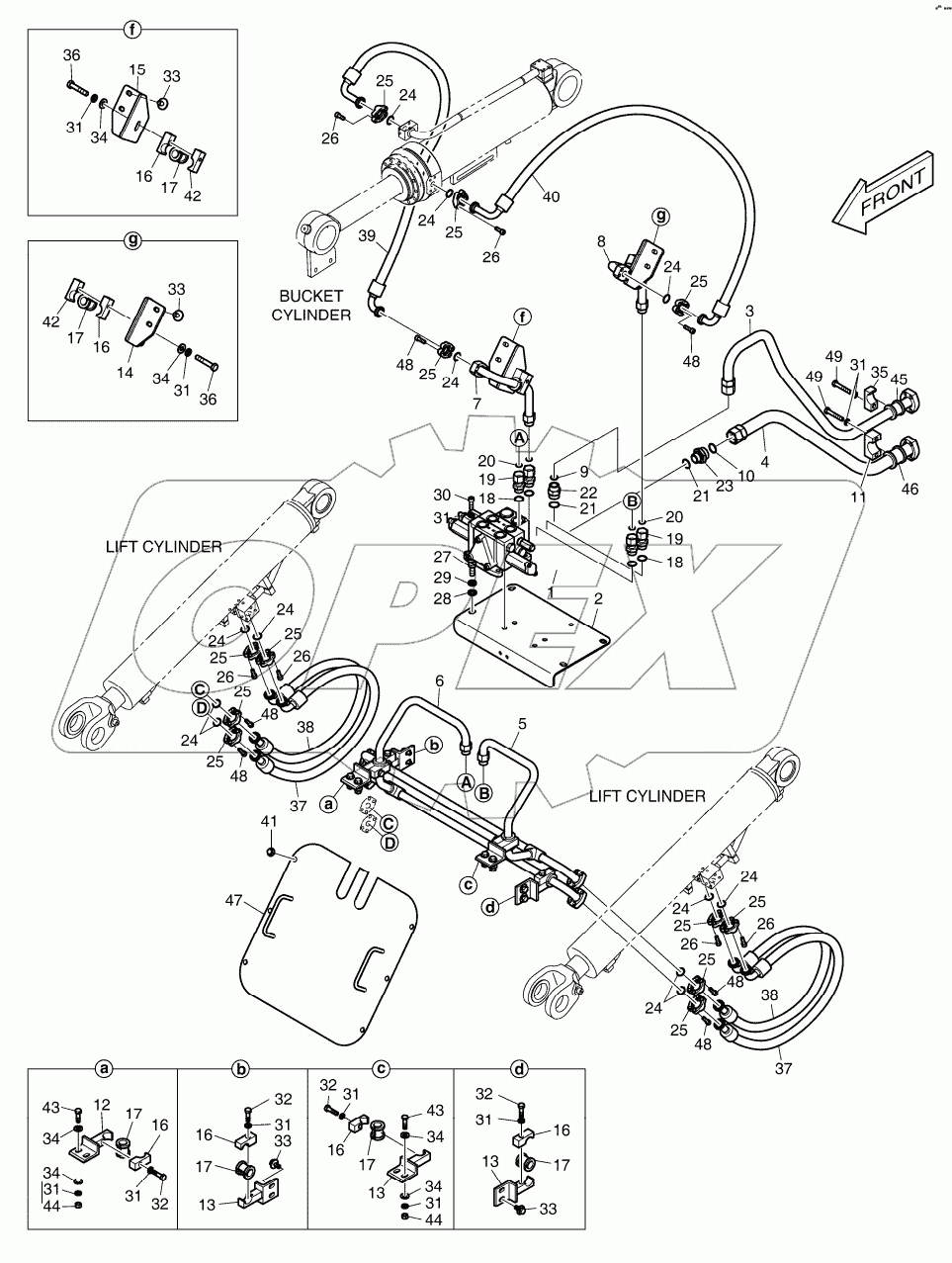  CONTROL VALVE PIPING - 2 SPOOL