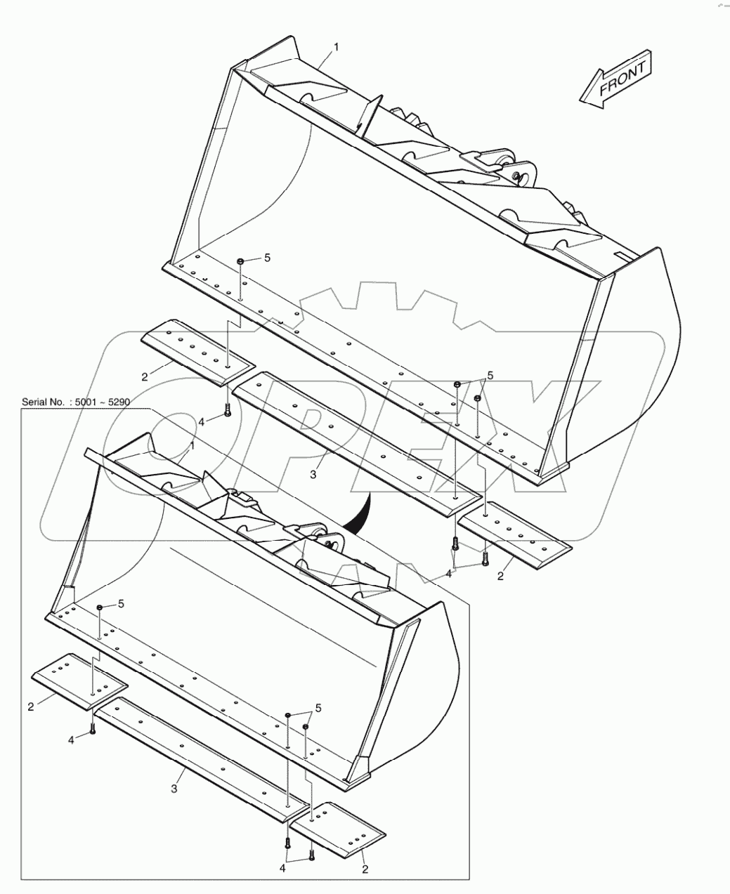  BUCKET -2.0mВі CUTTING EDGE