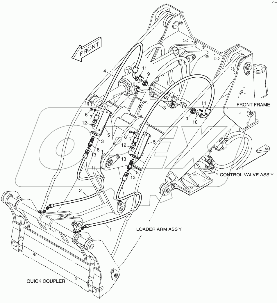  QUICK COUPLER PIPING