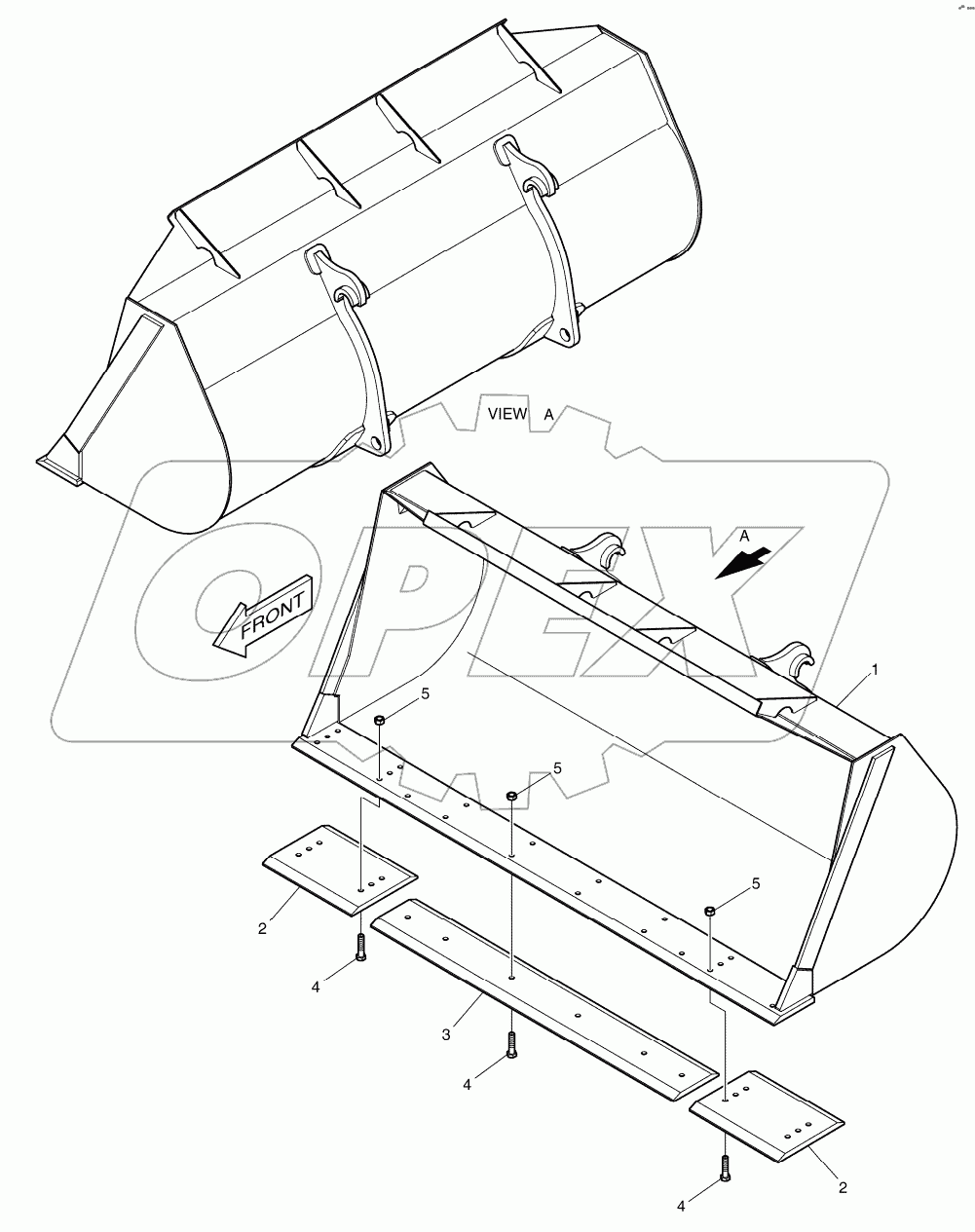  BUCKET - 1.9m3- QUICK COUPLER