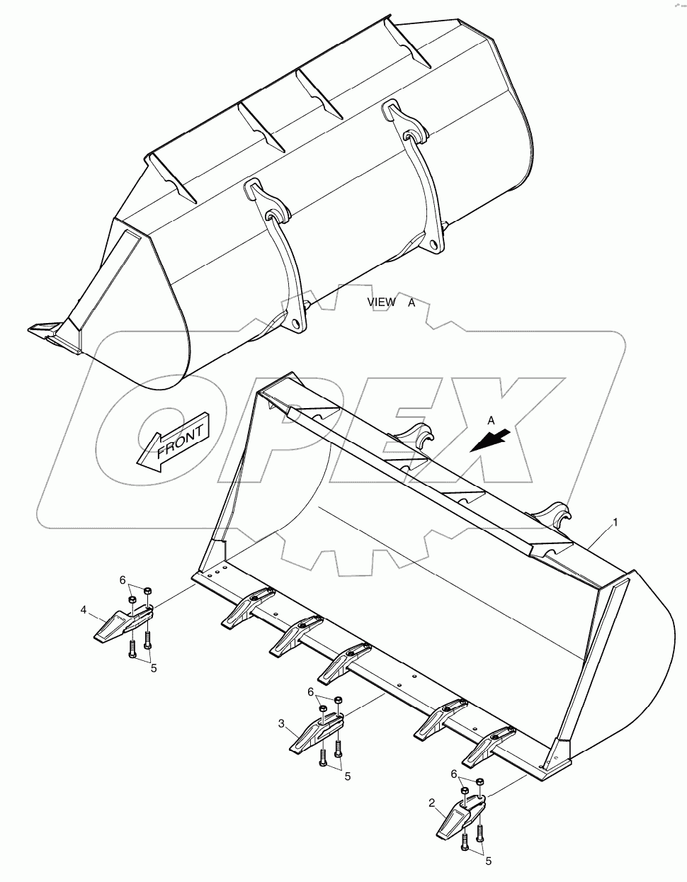  BUCKET-1.9m3-QUICK COUPLER