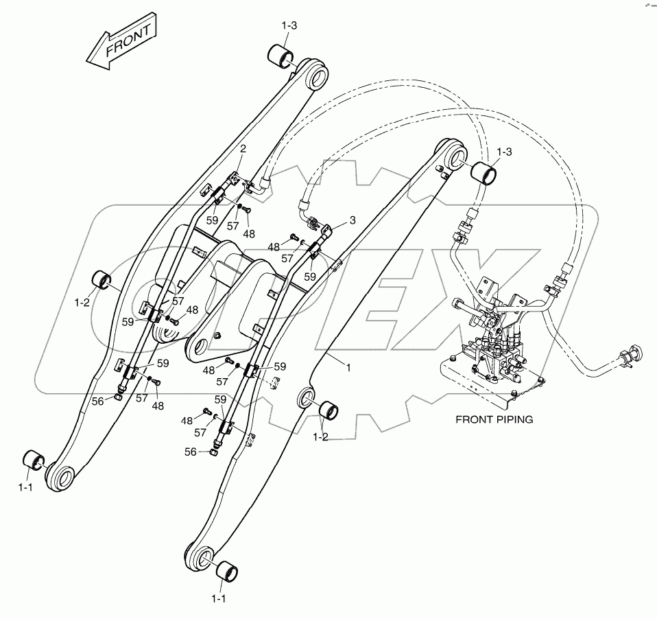  LOADER ARM ASSY - CHICAGO