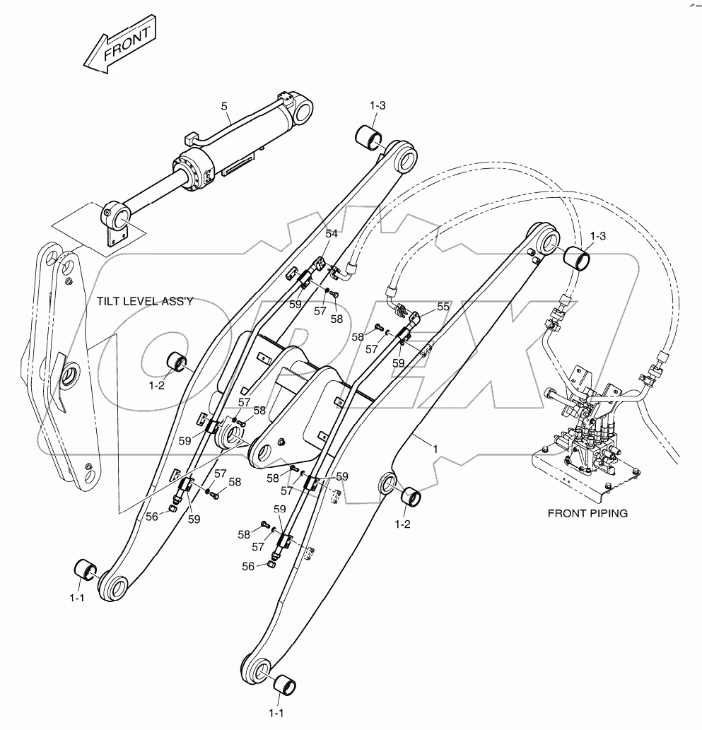  LOADER ARM ASSY - (LONG)CHICAGO