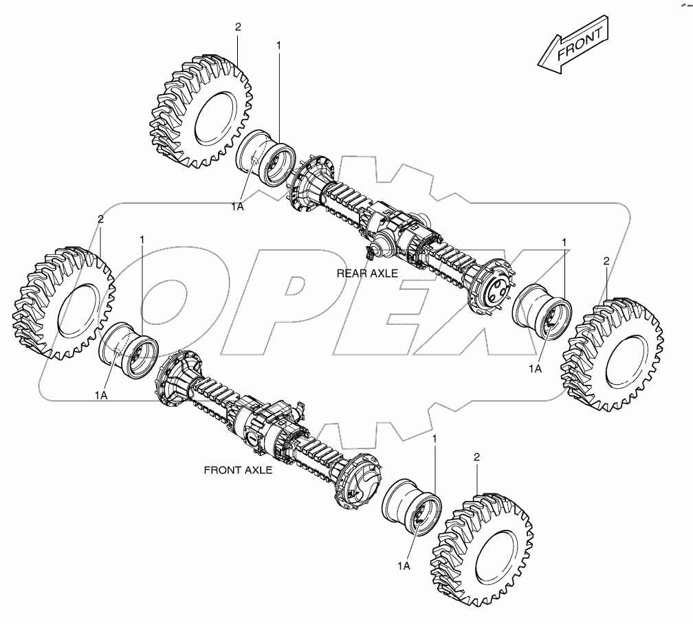  WHEEL ASSY - 20.5X25XL5