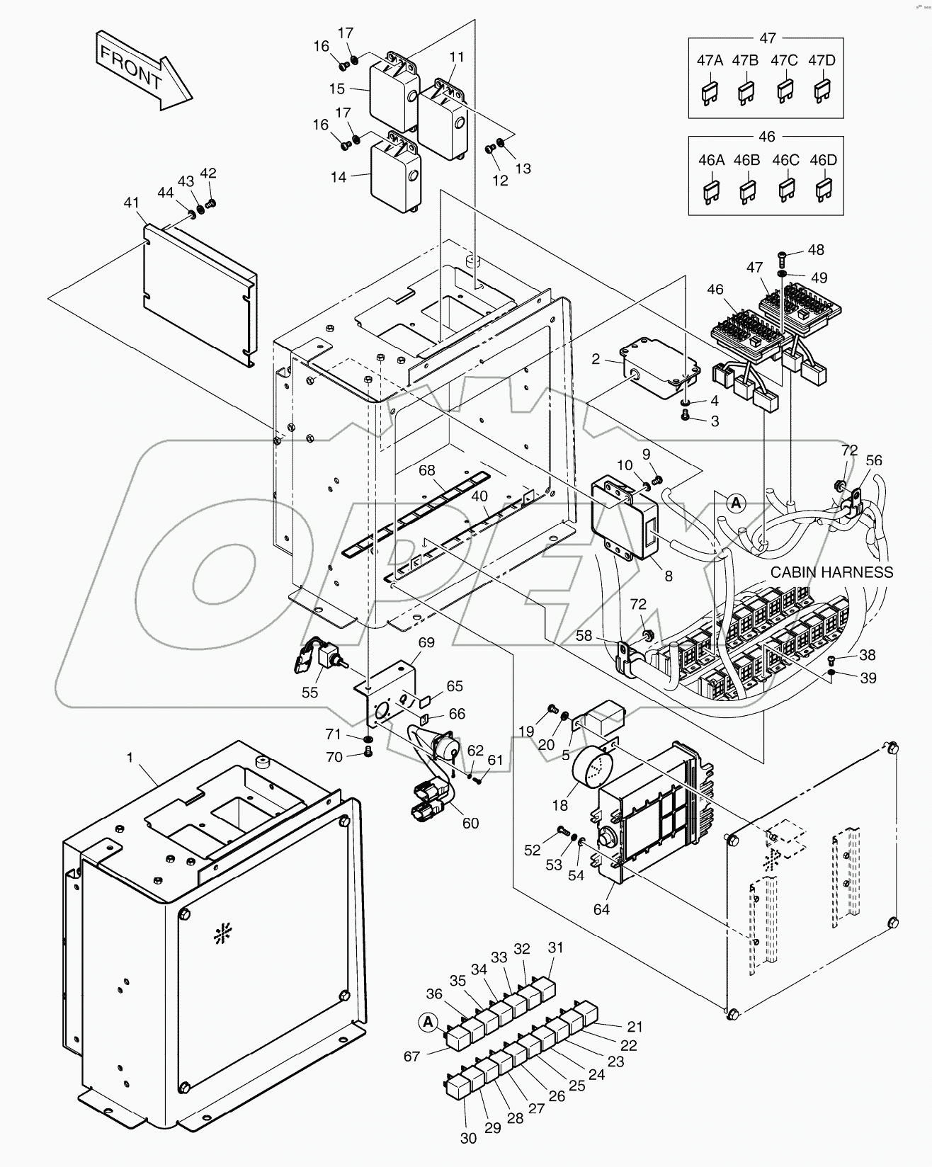  ELECTRIC BOX - FINGER REMOCON Serial No. 5191-