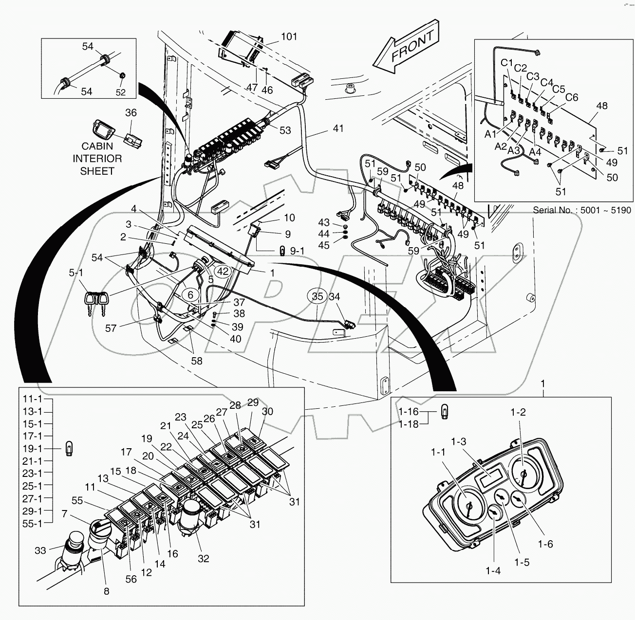  ELECTRIC PARTS - CABIN