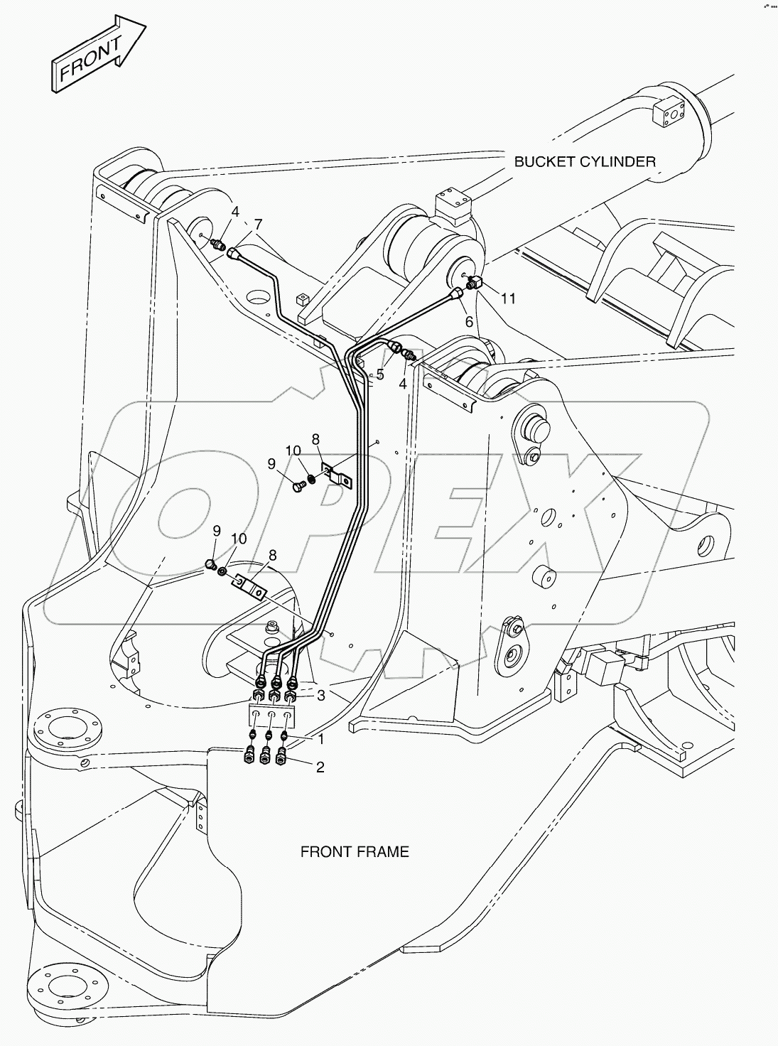  FRONT LUBRICATION PIPING