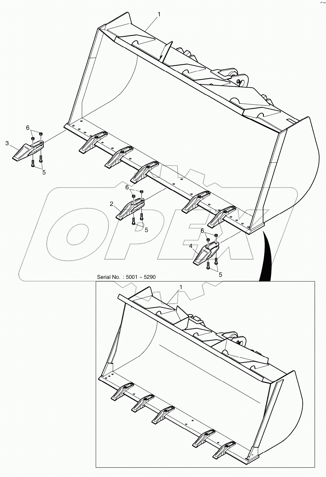  BUCKET-1.9mВі TOOTH