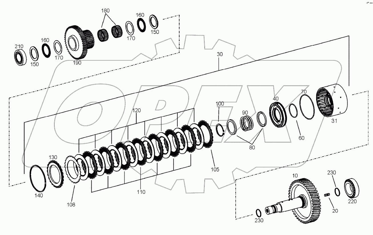  COUPLING K3 - TRANSMISSION