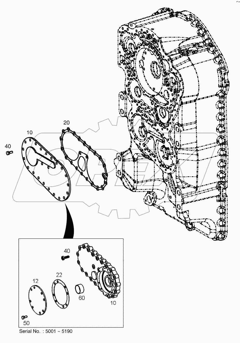  EMG.STEERING PUMP - TRANSMISSION