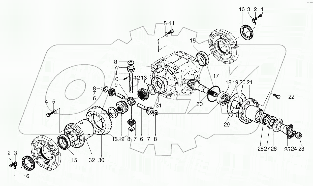  DIFFERENTIAL - REAR AXLE