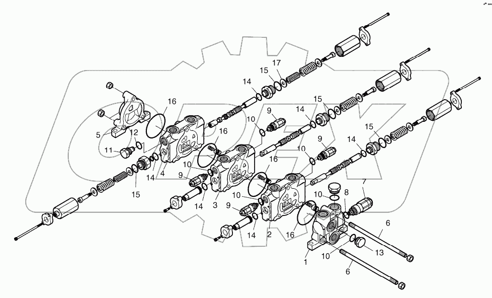  CONTROL VALVE - (3-SPOOL)