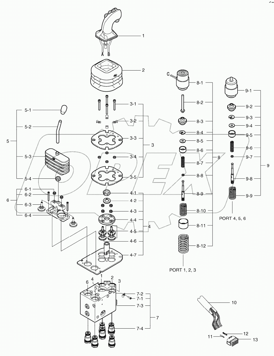  REMOTE CONTROL VALVE - FNR