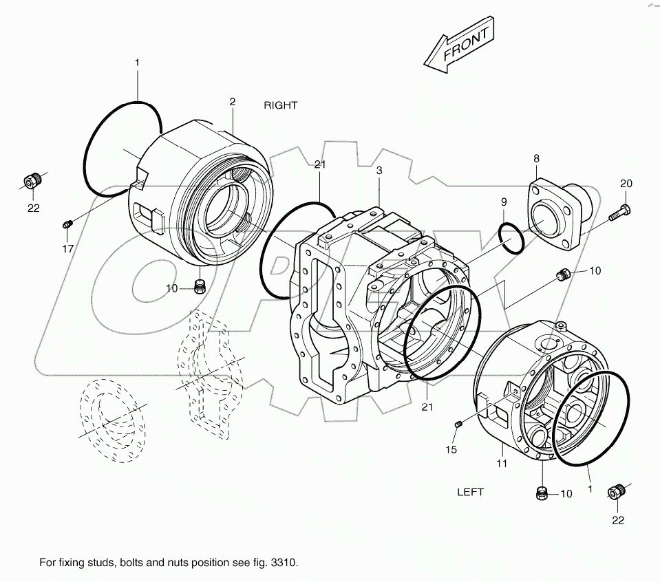  DIFFERENTIAL HOUSING - REAR AXLE