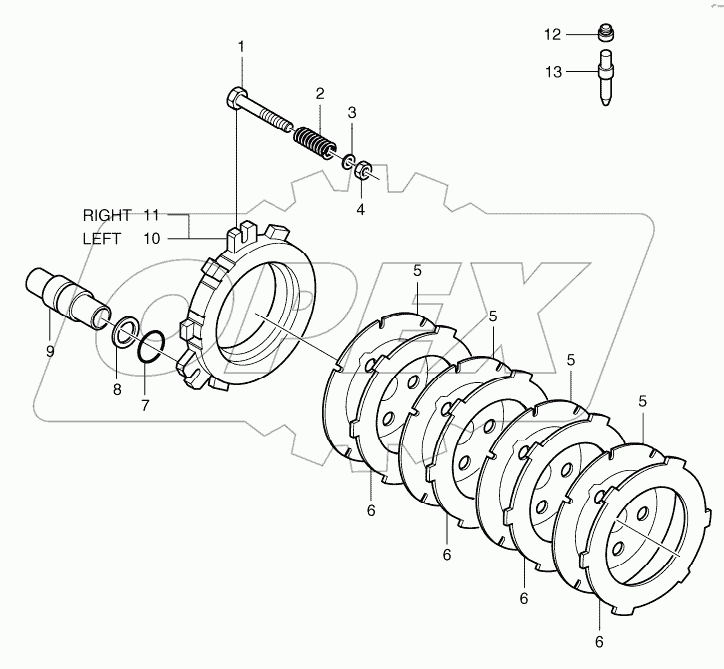  BRAKE - REAR AXLE