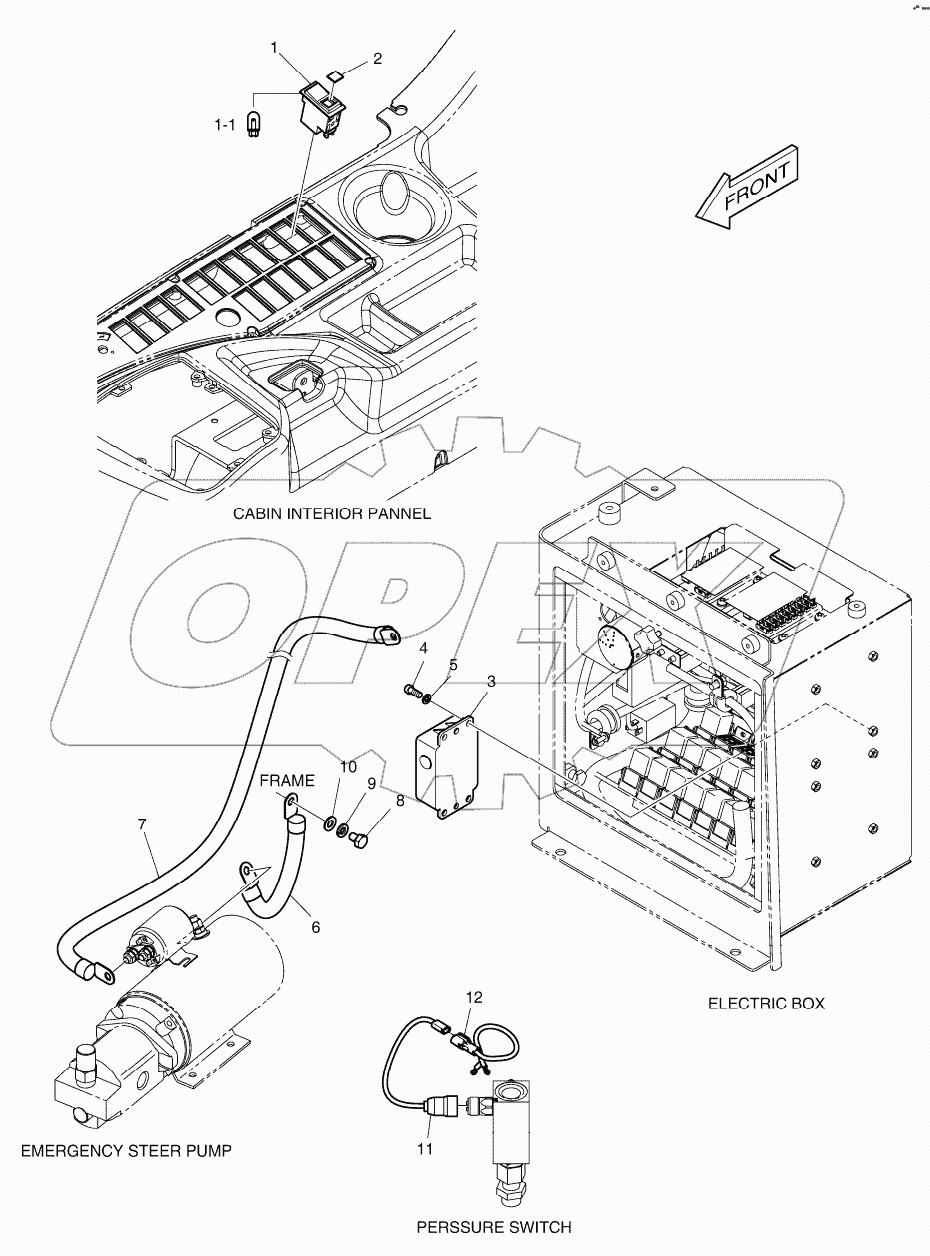  EMERGENCY STEERING - ELECTRIC