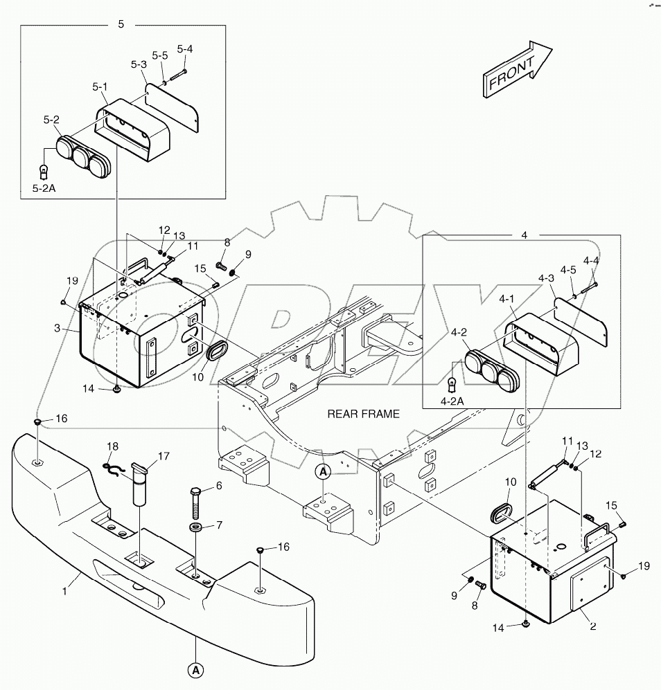  COUNTER WEIGHT & REAR FENDER MOUNTING