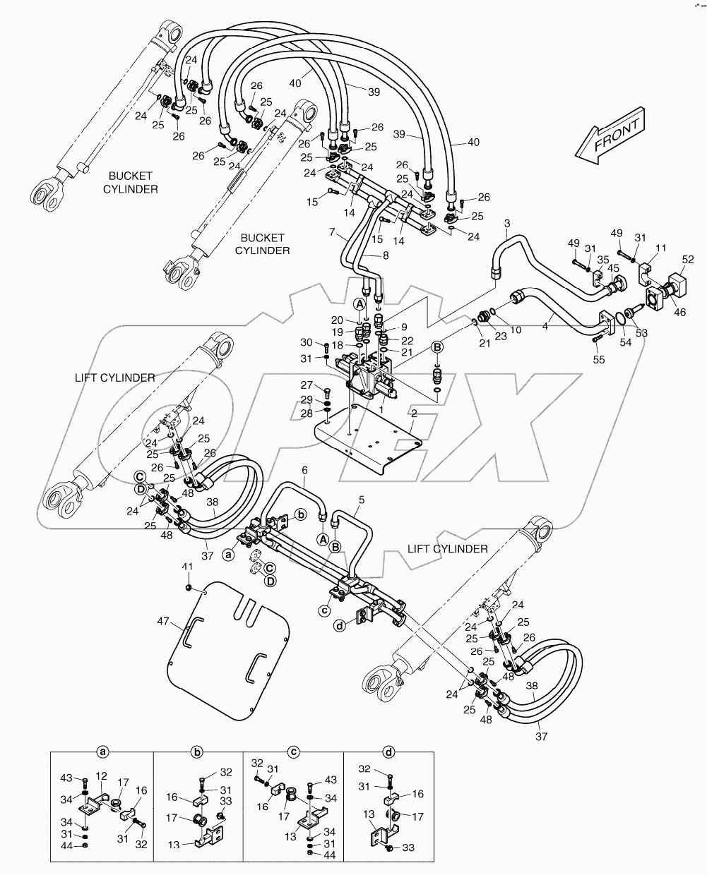  CONTROL VALVE PIPING - 2 SPOOL