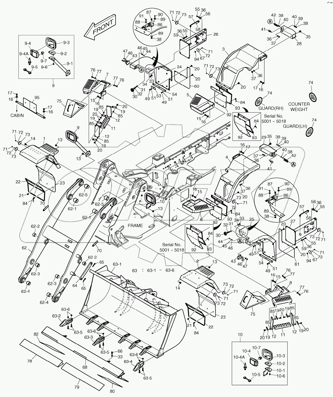  FENDER & LADDER & BUCKET